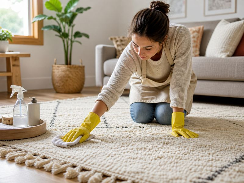 How to Clean a Wool Rug Safely Without Damage