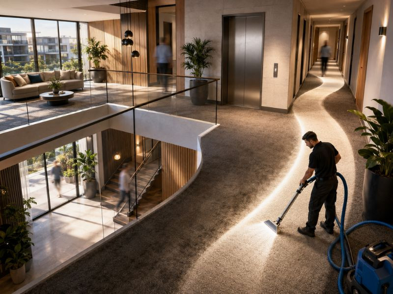 Strata Carpet Cleaning Services in Perth: Common Areas, Hallways & Apartment Buildings