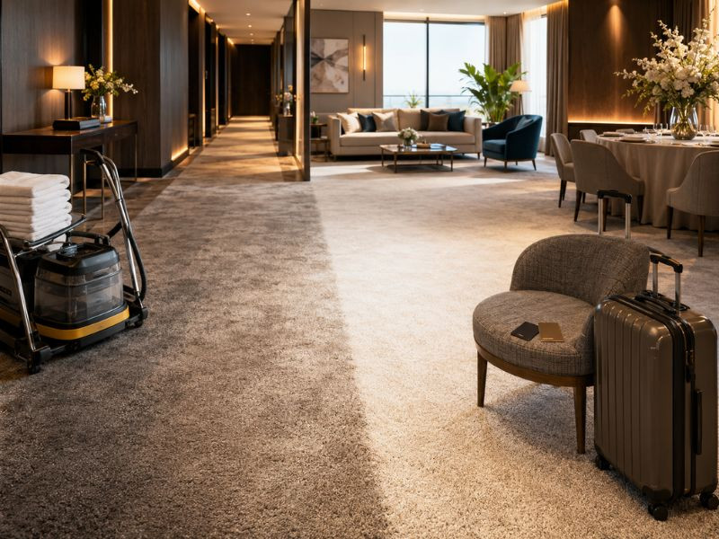 Carpet and Upholstery Cleaning for Hotels, Airbnb Properties and Hospitality Venues