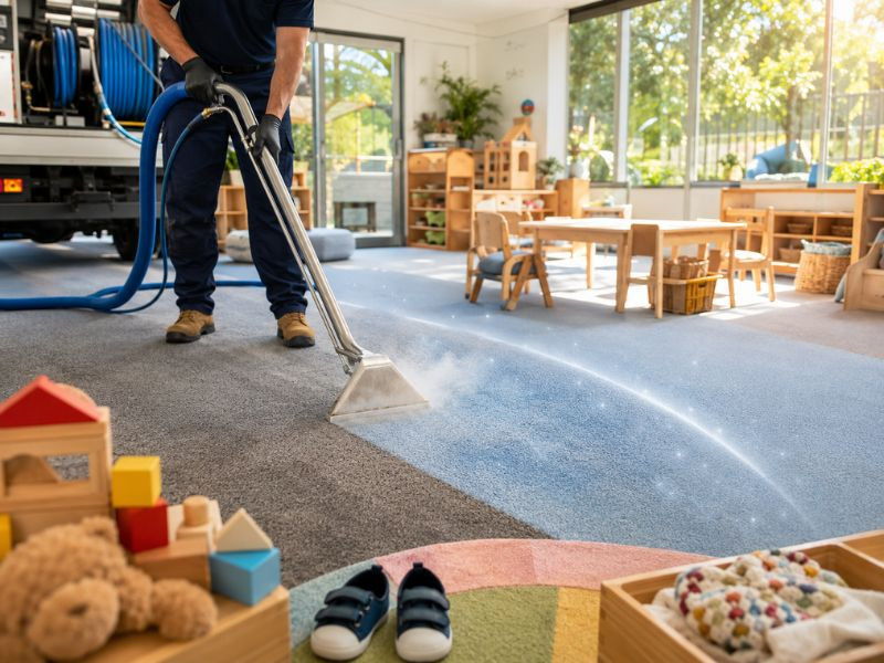 Carpet Cleaning for Schools and Childcare Centres in Perth: Health & Hygiene Standards