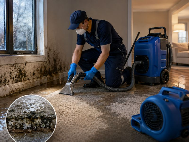 Mould After Water Damage: Why Immediate Carpet Restoration Matters